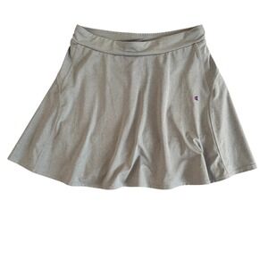 Champion 14/16 (26x14.5) Heather Gray Athletic Skort Built-in Shorts Girls Skirt